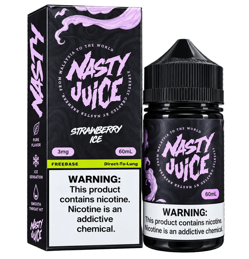 Líquido Nasty Juice Smooth Strawberry Ice 60ml