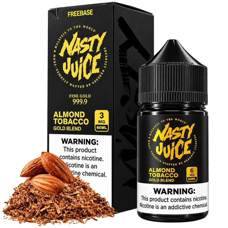 Líquido Nasty Juice Gold Blend Almond Tobacco 60ml