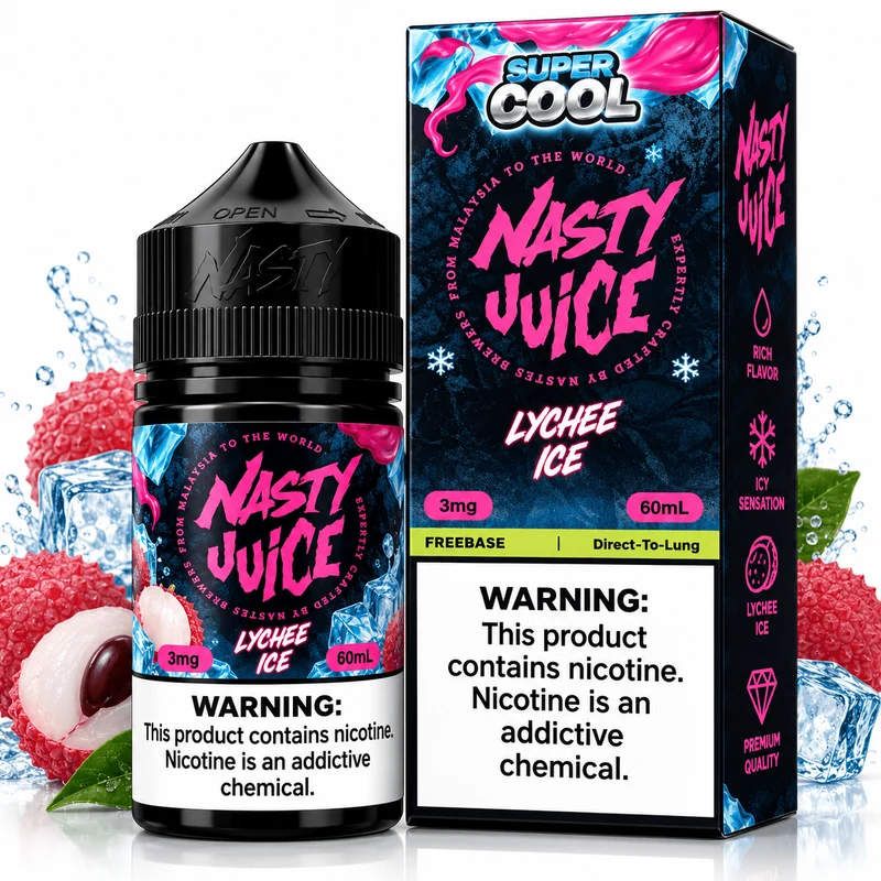 Líquido Nasty Juice Super Cool Lychee Ice 60ml