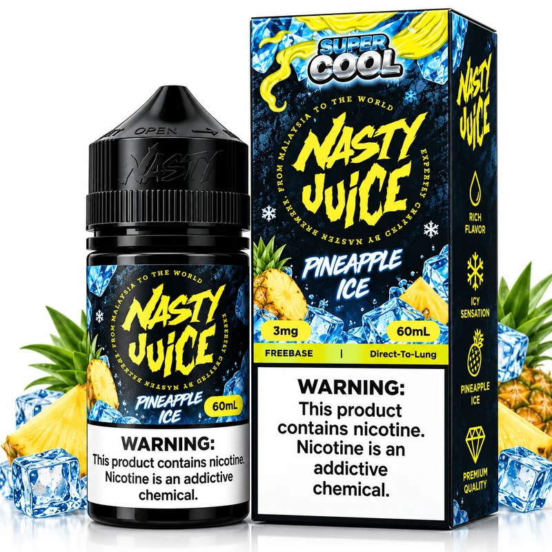 Líquido Nasty Juice Super Cool Pineapple Ice 60ml