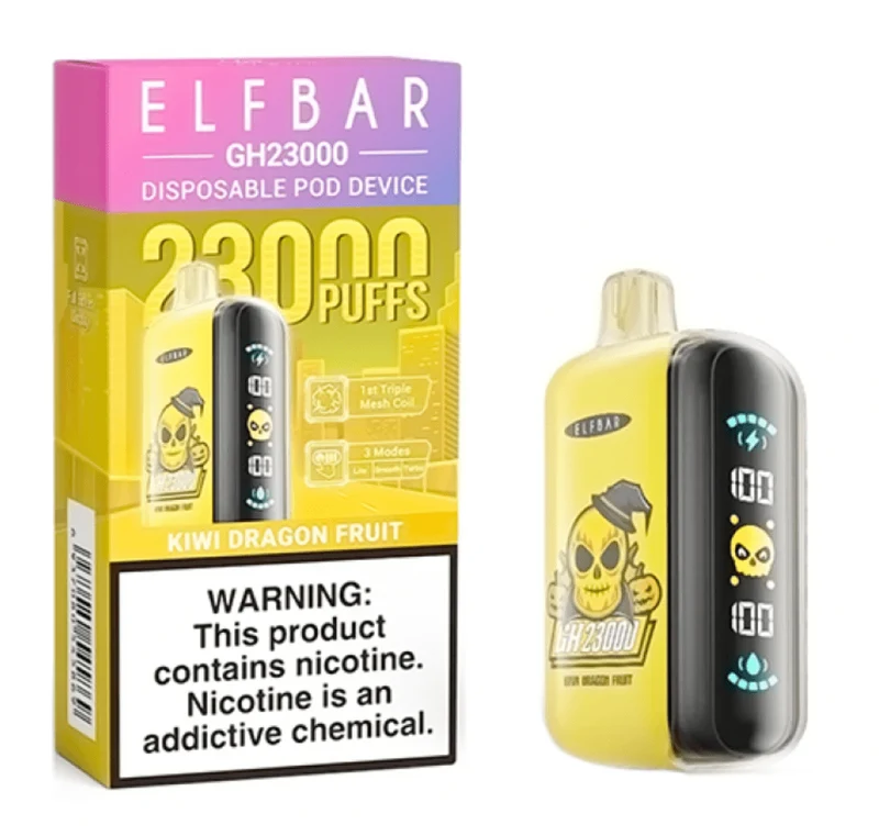 Pod descartable ElfBar Kiwi Dragonfruit GH23000 Puffs