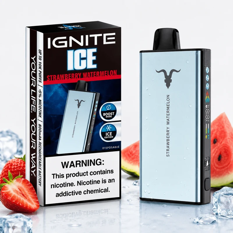 Pod descartable Ignite V400 40000 puffs Ice Strawberry Watermelon