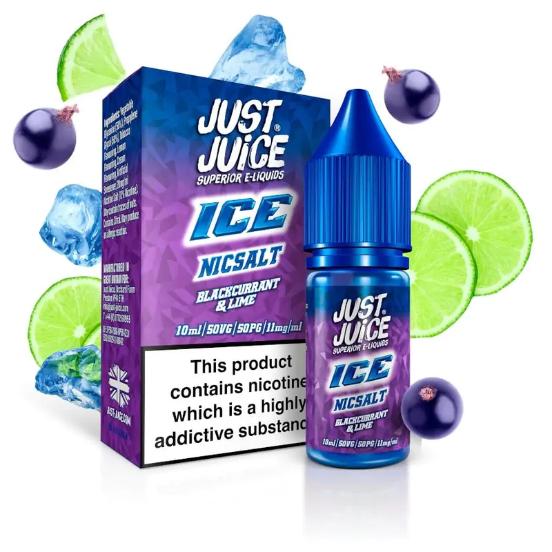 Liquido Just Juice Salt Nic Blackcurrant Lime 30ml