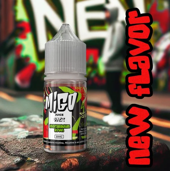 Liquido Migo Salt Nic Frutilla Kiwi 30ml