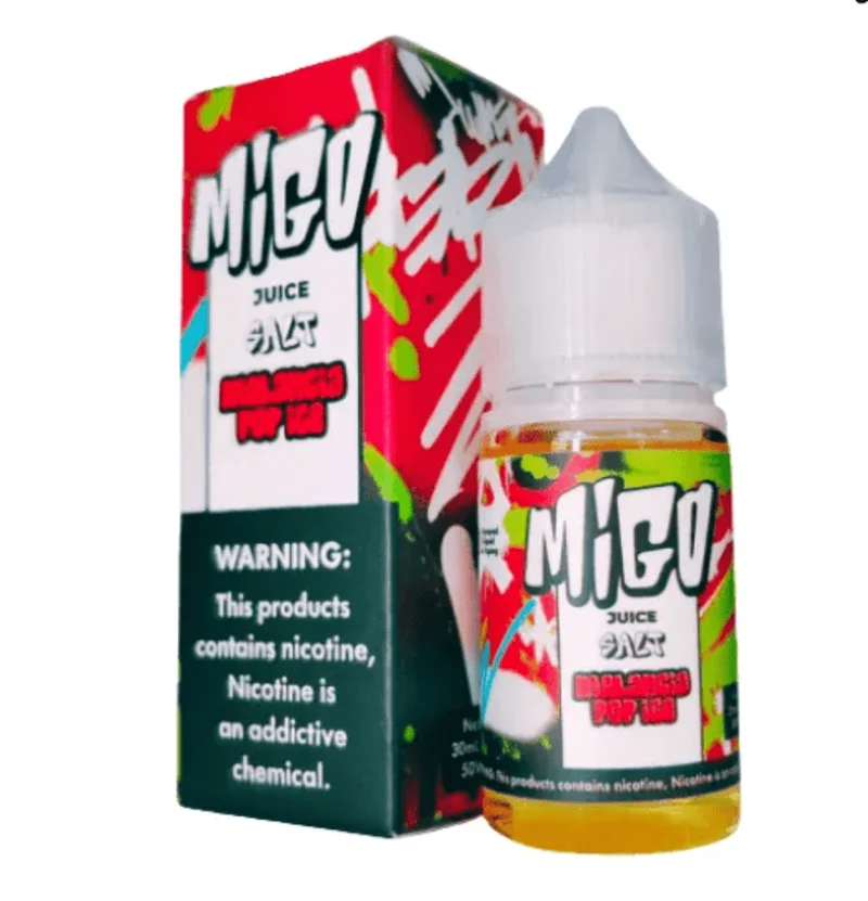 Liquido Migo Salt Nic Melancia Pop Ice 30ml