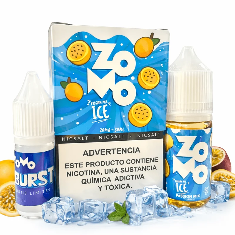Liquido Zomo Salt IceBurst Passion Mix 30ml