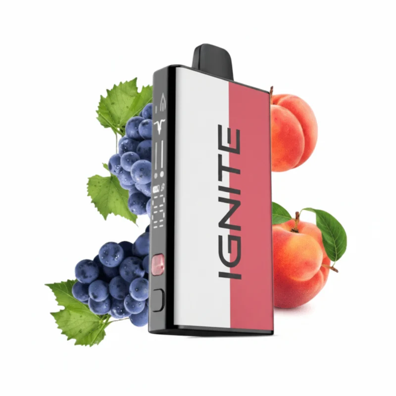 Pod descartable Ignite V400 40000 puffs Mix Icy Mint / Peach Grape