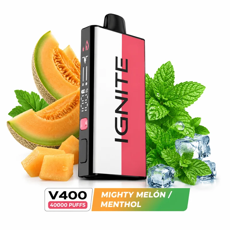 Pod descartable Ignite V400 40000 puffs Mix Mighty Melón / Menthol