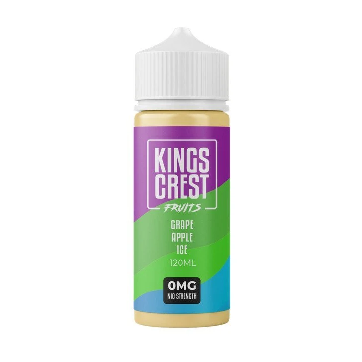 Líquido King's Crest Fruits Grape Apple Ice 120ml