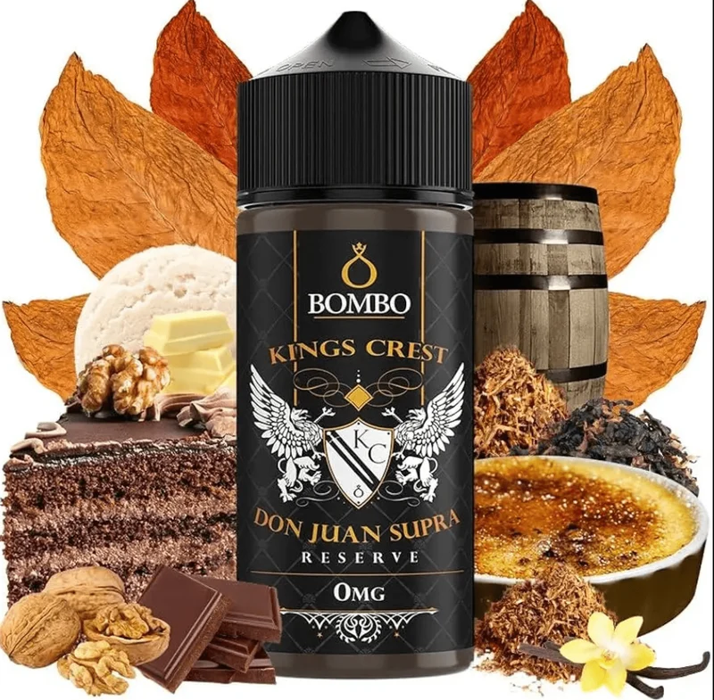 Líquido King's Crest Don Juan Supra Reserve 120ml