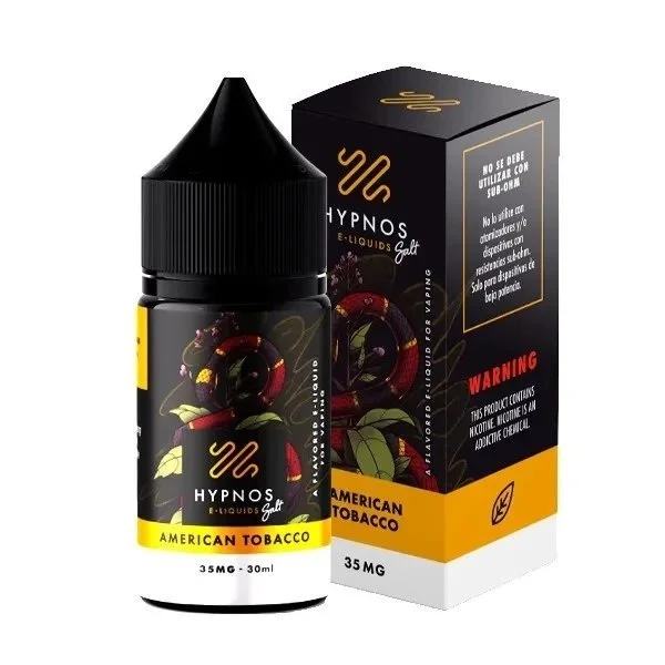 Líquido Hypnos Salt Nic American Tabaco 30ml