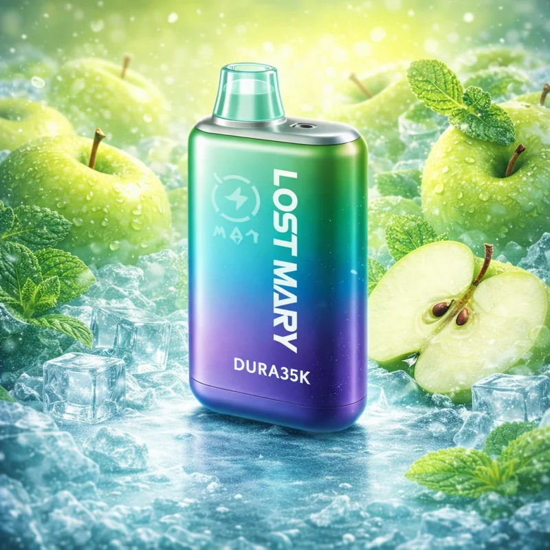Pod descartable Lost Mary Dura 35K Green Apple Ice