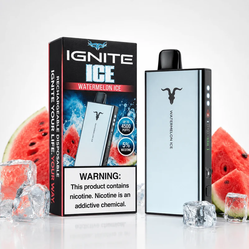 Pod descartable Ignite V400 40000 puffs Ice Watermelon