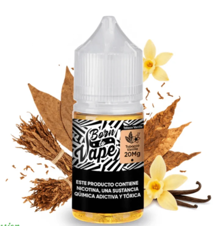 Líquido BTV Born to Vape Salt Nic Tobacco Vainilla 30 ml