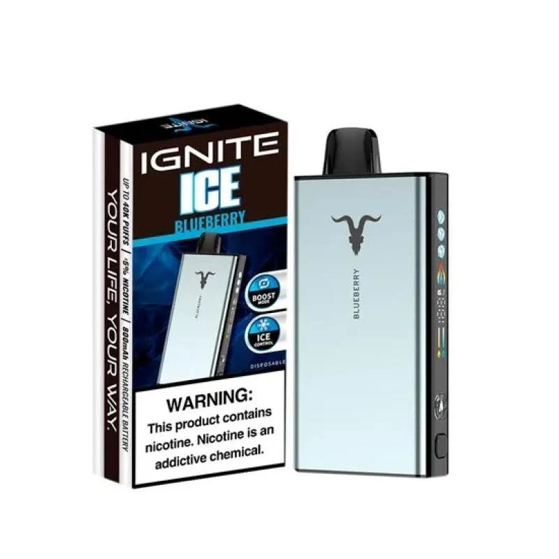 Pod descartable Ignite V400 40000 puffs Ice Blueberry