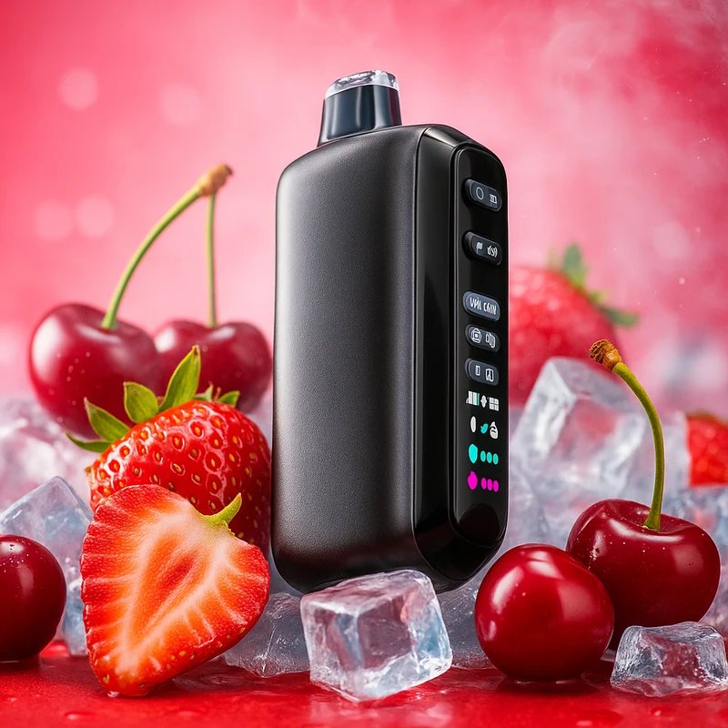 Pod descartable Nikbar Triple Chill 40000 Puffs Cherry Strawberry
