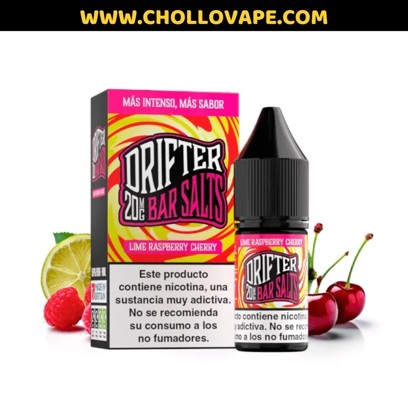 Drifter Bar Salts 10ml - Lime Raspberry Cherry