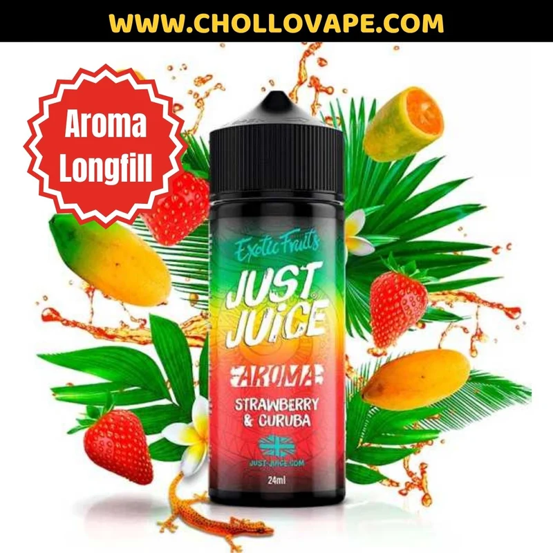 Aroma Concentrado Just Juice Exotic Fruits - Strawberry Curuba Longfill 24 ml