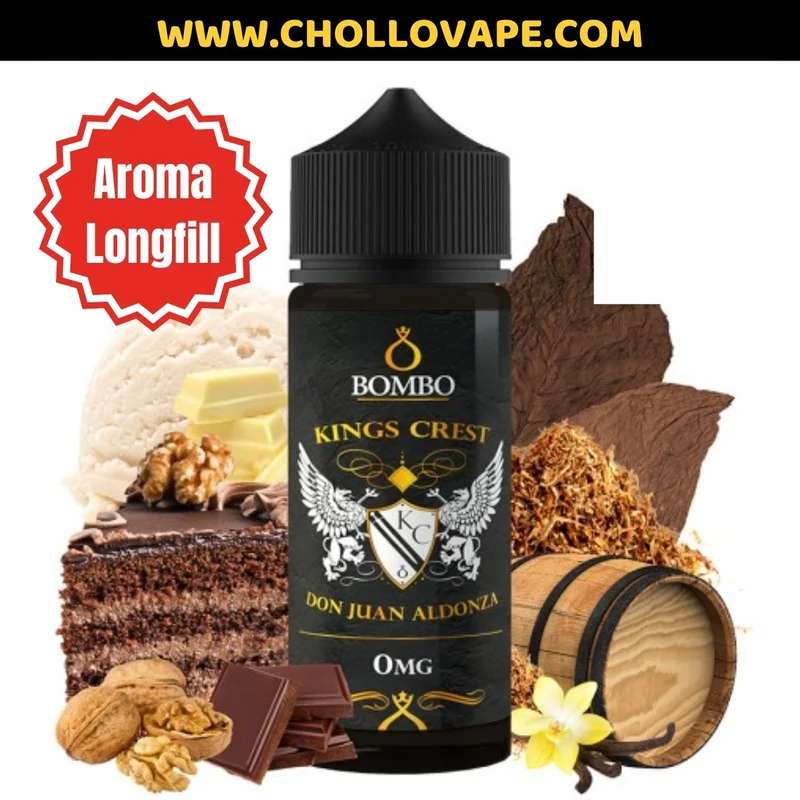Aroma Concentrado Kings Crest X Bombo - Don Juan Aldonza Longfill 30ml
