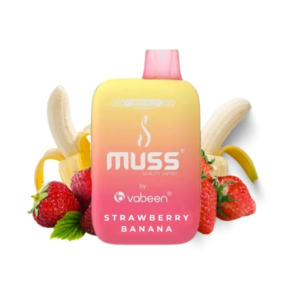 Muss Cyber Flex 25000 Puffs Strawberry Banana 0% Nic.