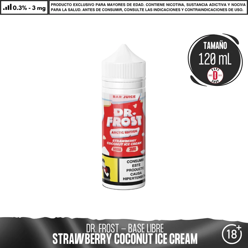 Dr Frost - Strawberry Coconut Ice Cream - Juice