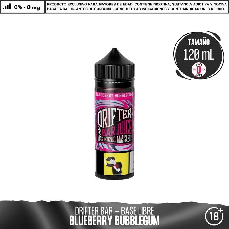 Drifter Bar Blueberry Bubblegum