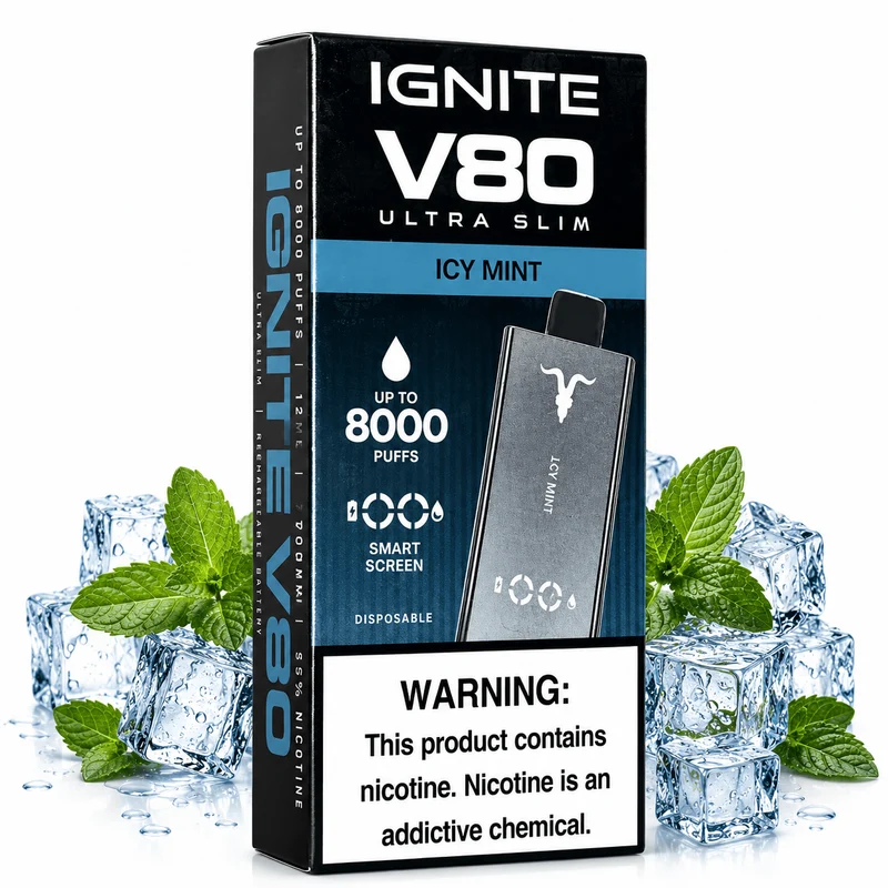 Pod Descartable Ignite V80 Ultra Slim Icy Mint