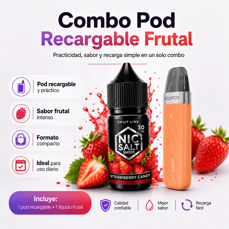 Combo Pod Recargable Frutal