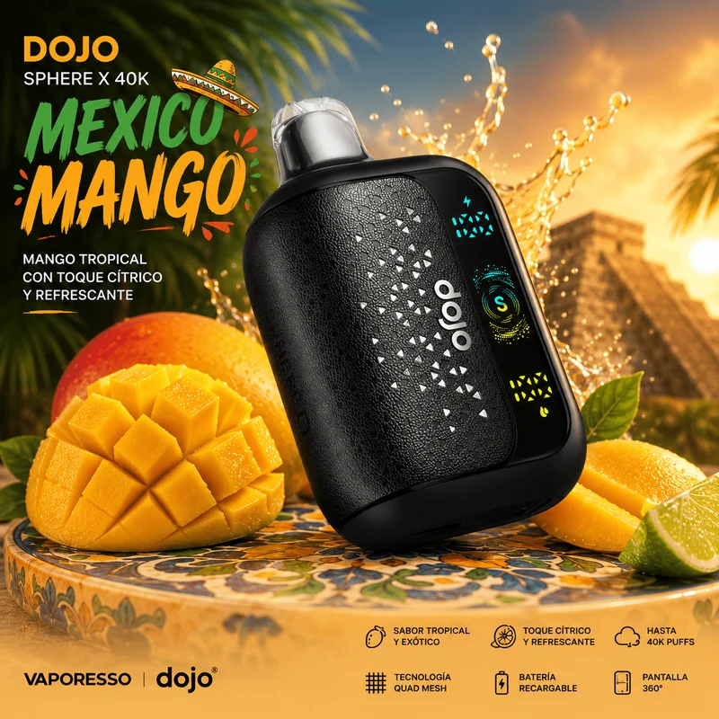 Pod Descartable Vaporesso Dojo Sphere X 40K Mexico Mango