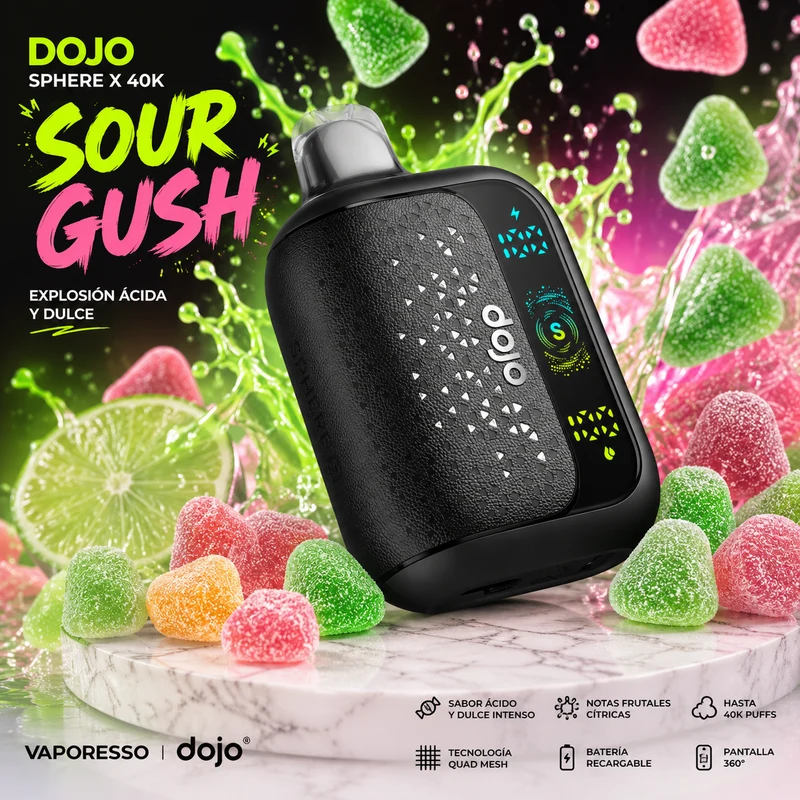 Pod Descartable Vaporesso Dojo Sphere X 40K Sour Gush