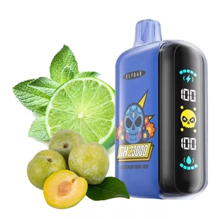 Pod descartable ElfBar Green Plum Sour Lime GH23000 Puffs