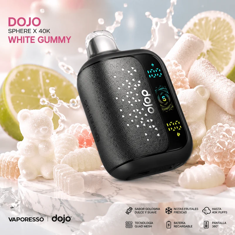 Pod Descartable Vaporesso Dojo Sphere X 40K White Gummy