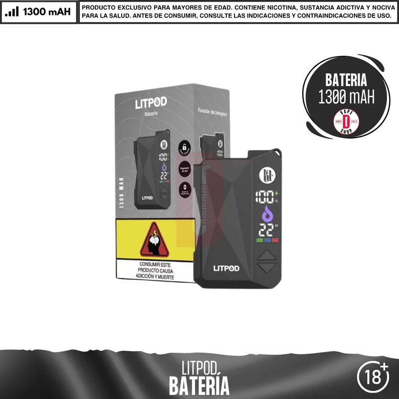 Lit Pod - Batería 1300 mAh