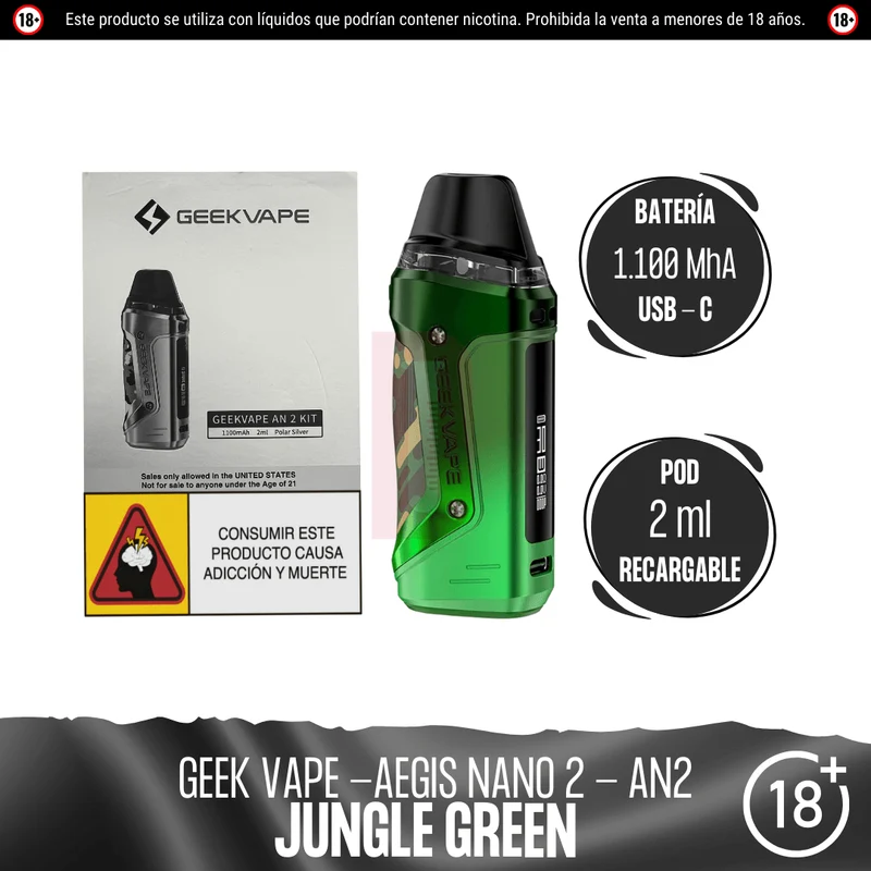 Geek Vape - AN2 (Aegis Nano 2) Pod Kit