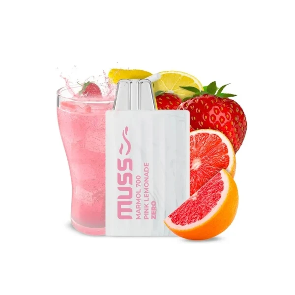 Muss Marmol 700 Puffs Pink Lemonade Sin Nicotina