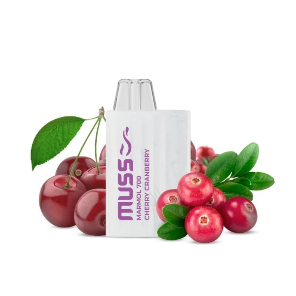 Muss Mármol 700 Puffs Cherry Cranberry Sin Nicotina