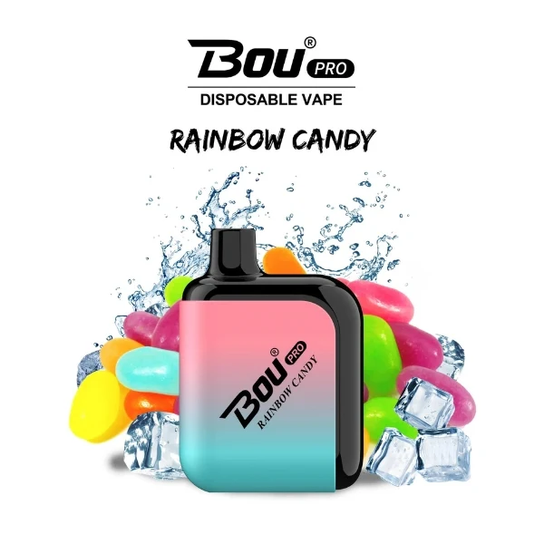 Bou Pro 7000 Puffs Rainbow Candy 0% Nic.