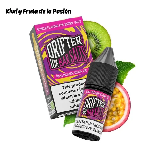 Sales de Nicotina Drifter Bar Kiwi Passion Guava Ice Salt