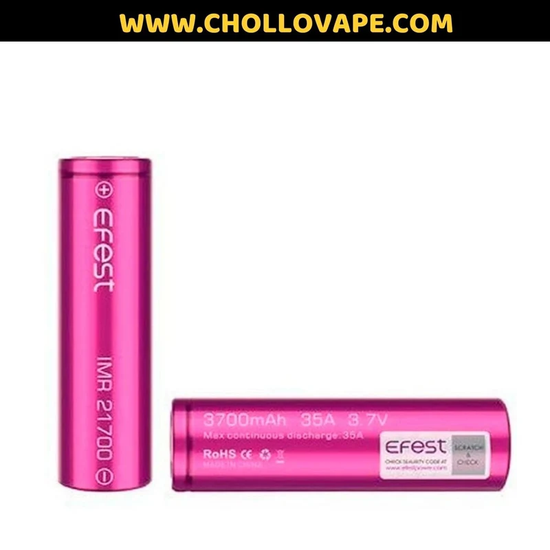 Batería Efest IMR 21700 3700mAh 35A