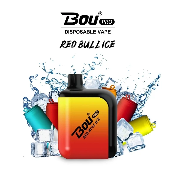 Bou Pro 7000 Puffs Red bull Ice 0% Nic.