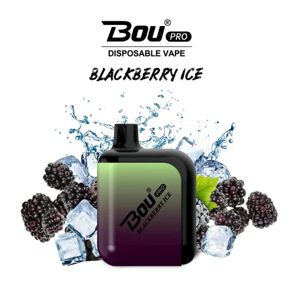Bou Pro 7000 Puffs Black Berry Ice 0% Nic.