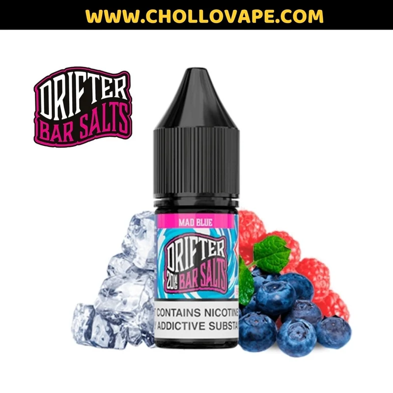 Drifter Bar Salts 10ml - Mad Blue