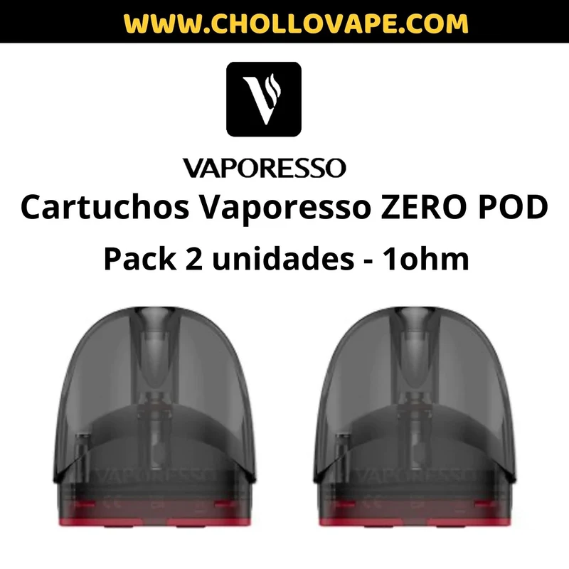 2 Cartuchos Repuesto Vaporesso Zero Pod (Pack 2) 1ohm