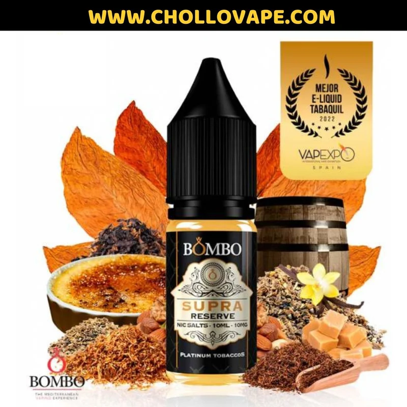 Supra Reserve - Platinum Tobaccos by Bombo Sales de Nicotina 10ml