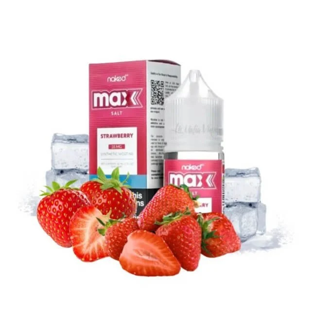 Liquido Naked Max Salt Nic Strawberry Ice 30ml