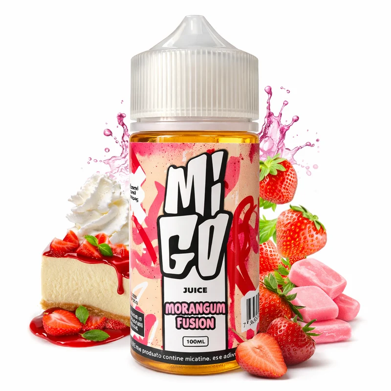 Liquido Migo Morangum Fusion 100ml