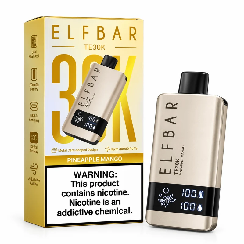 Pod descartable ElfBar TE30000 Puffs Pineapple Mango
