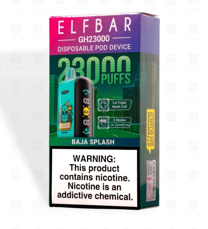 Pod descartable ElfBar Baja Splash GH23000 Puffs