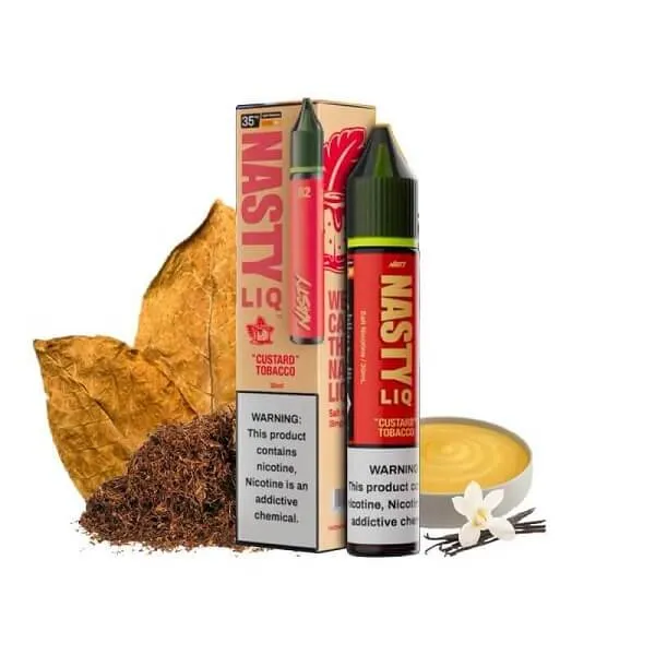 Liquido Nasty Salt Nic New Custard Tobacco 30ml