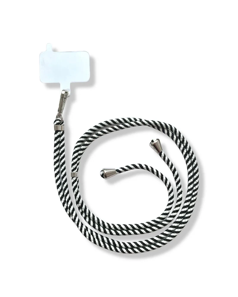 Cordão Universal - Preto e Branco Liso